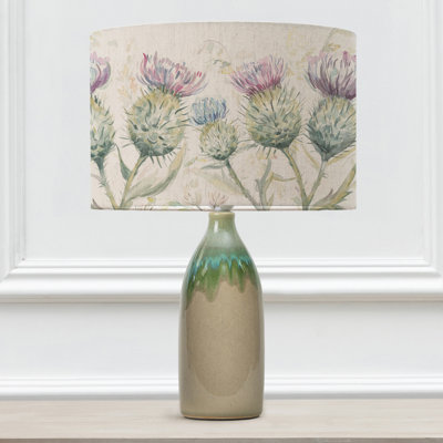 Narvi Jade Table Lamp & Thistle Glen Eva Shade