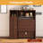 Space-Saving Folding Dining Table with Storage