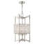 Lustre géométrique unique à 4 lumières avec accents de cristal Belisle-2019611003-2019610997