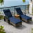 Rolling Outdoor Rattan Chaise Lounge Chairs With Cushions, Pillows, And Adjustable Backrests For Ultimate Comfort-833989170-833989166-833989160