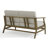 Polett Teak Outdoor Two-person Patio Set With Cushions And Side Table-459058469-459058465