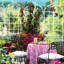 Ensemble de 2 treillis de jardin en métal 86,7 po x 19,7 po, antirouille blanc crème, supportant les plantes grimpantes telles que Morning Glory, jasmin, pois, rose facile à assembler, raisin, concombre