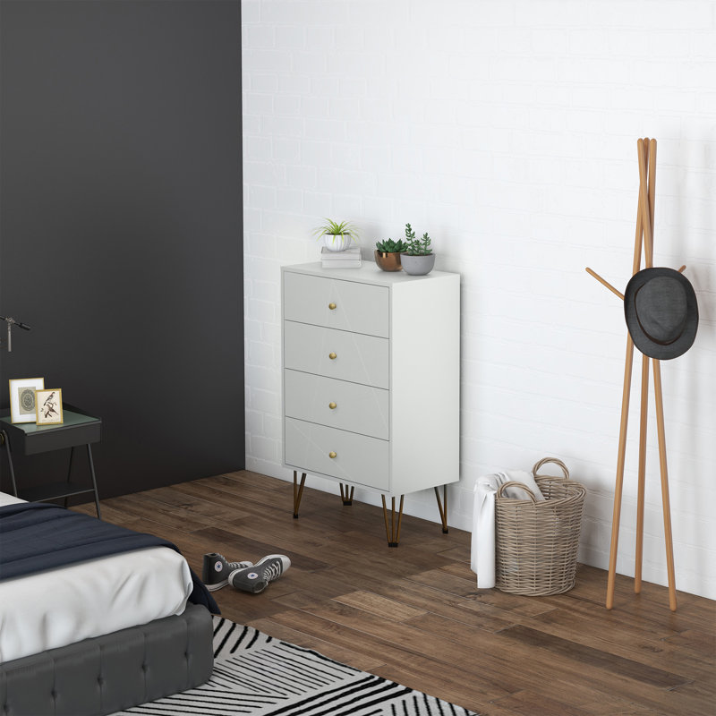 Veun 60cm W 4 - Drawer Chest of Drawers