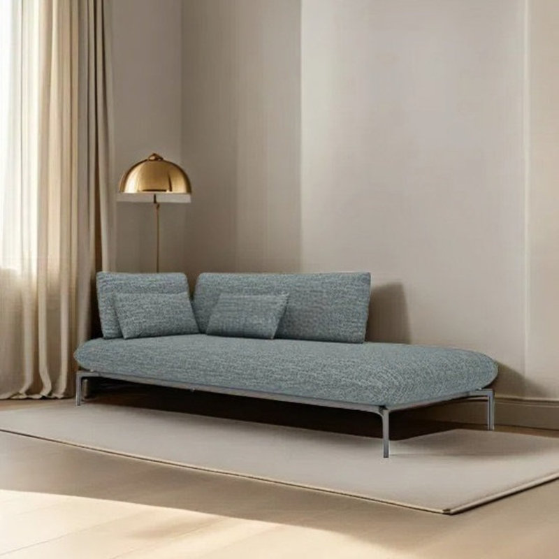 Chaise longue paresseuse unique, Face à la gauche