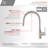 Signature Single Handle Kitchen Faucet with Soap Dispenser-1462756429