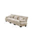 Canapé modulaire à 3 places à assise profonde et canapé modulaire 3 places, canapé en chenille, meubles rembourrés doux et confortables pour salon, appartement, studio, bureau, café chenille clair-1846808897-1846808903