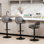 Tabouret de bar pivotant Mid-Century