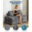 Full / Double 200cm Upholstered Convertible Sofa-1375906401-1375906406