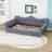 Upholstered Daybed with LED Lights-1239943037