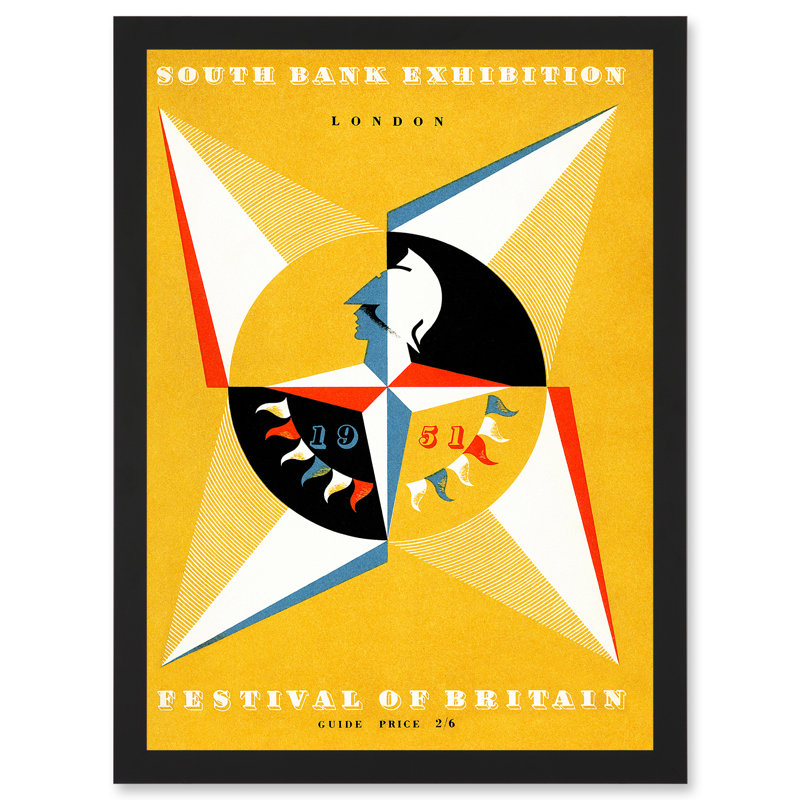 South Bank Festival Britain London England 1951 - Single Picture Frame Print