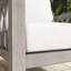 Chaise longue en aluminium