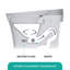 Fine Fixtures Modern Battery Powered One Piece Toilet - Elongated, Touchless And Tankless Toilet