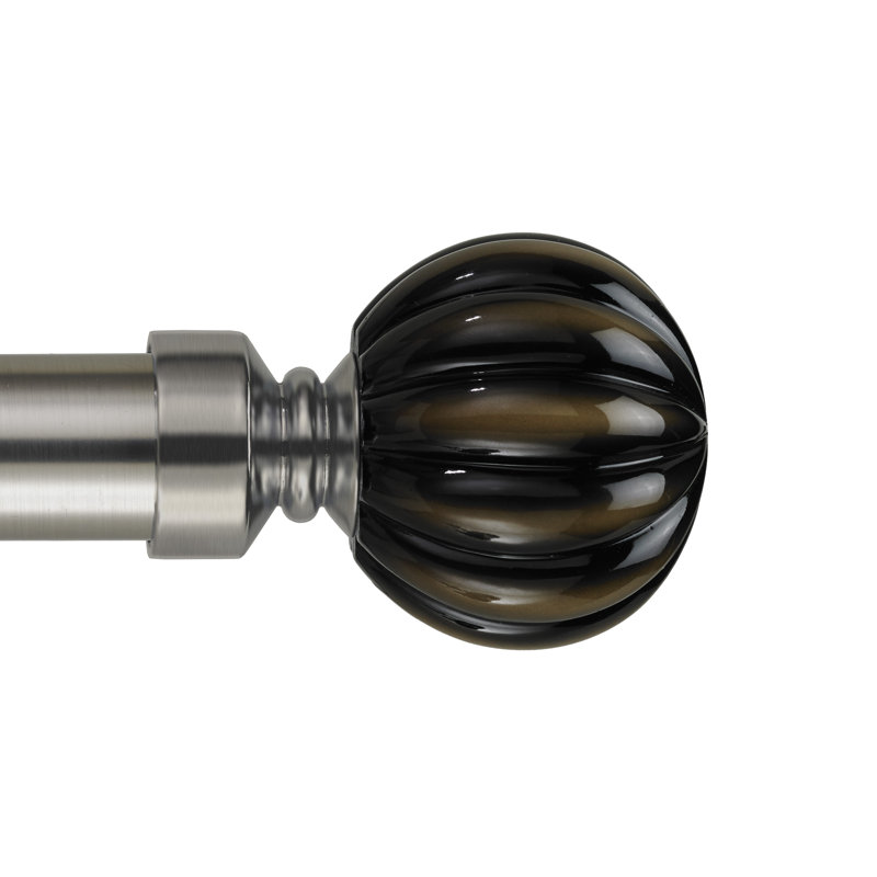 Tringle à rideaux simple 1,13 po Fussell, Inoxydable, H 3 po x l 96 po x P 6 po