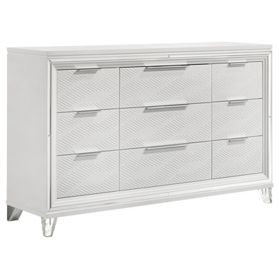 Commode 9 tiroirs Esat - blanc