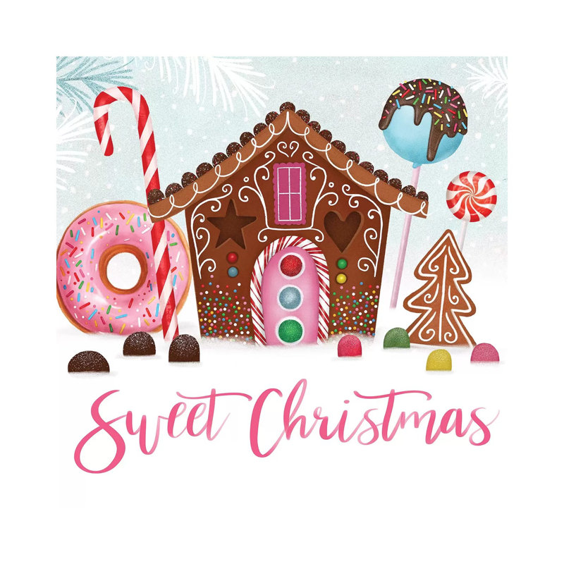 Sweet Holidays Collection A by Victoria Borges - Wrapped Canvas Gallery-Wrapped Canvas Giclée