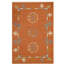 Tapis oriental rouille en laine tissé à la main et à plat Oriental-624182513