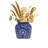 Home&Manor Ceramic Large Blue Vase-2006343058-2006343070