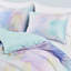 Édredon imprimé Tie Dye pour lit simple / simple TG avec coussin en microfibre brossée douce-122456914