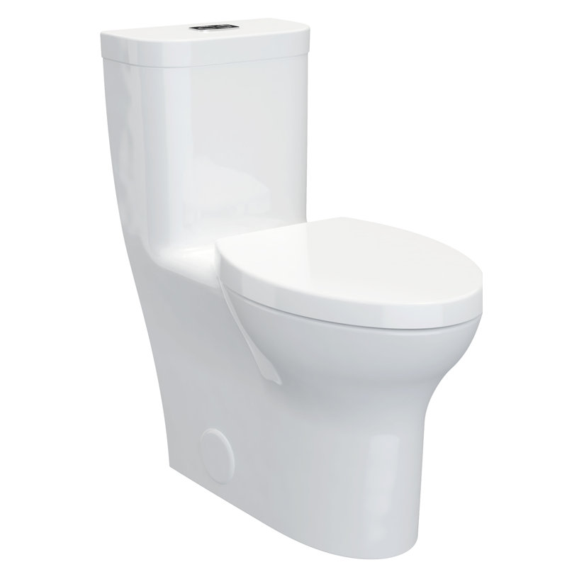 Equility Dual-Flush Elongated One-Piece Toilet (Seat Included)
