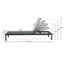 CAPE CORAL KD CHAISE LONGE NOIR (MP2) (ENSEMBLE DE 2)
