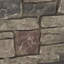 Foyer rectangulaire 50 000, en forme d'oxyde de magnésium, gris pierre, l 57,03 po x P 26,45 po P 17,3 h, sans assemblage requis
