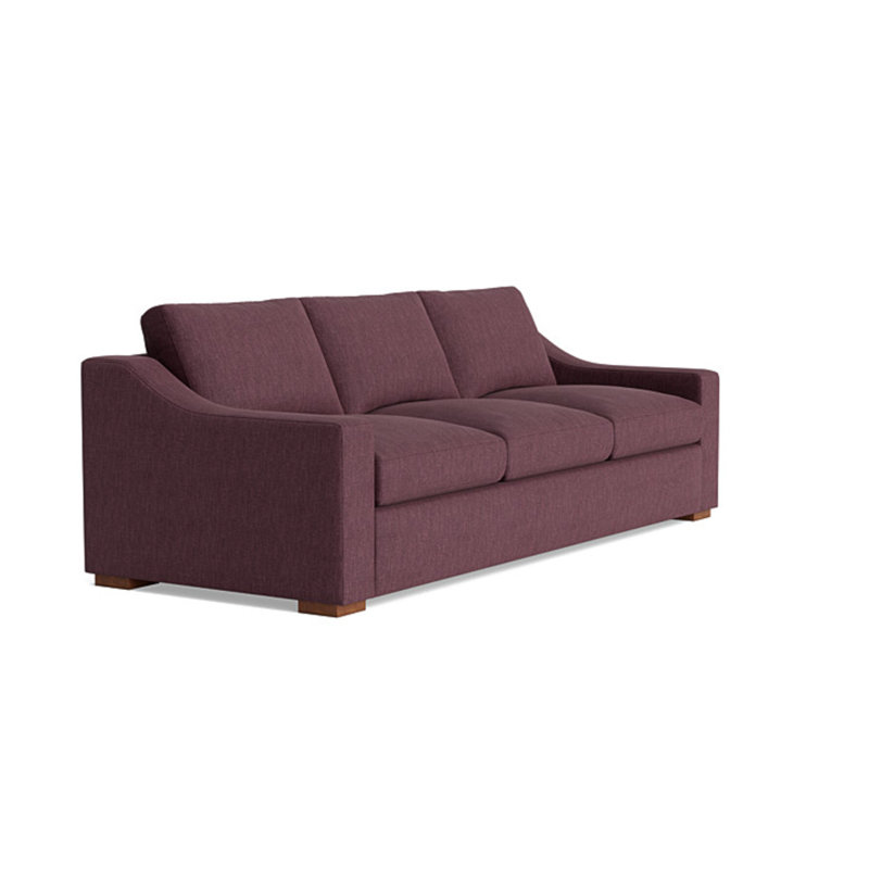 Lucca Sofa (95"), Performance Weave - Aubergine