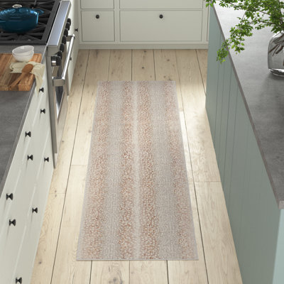 Tapis gris à imprimé animal Baytown