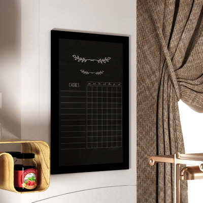 Flash Furniture Yes Porcelain Wood Chalkboard