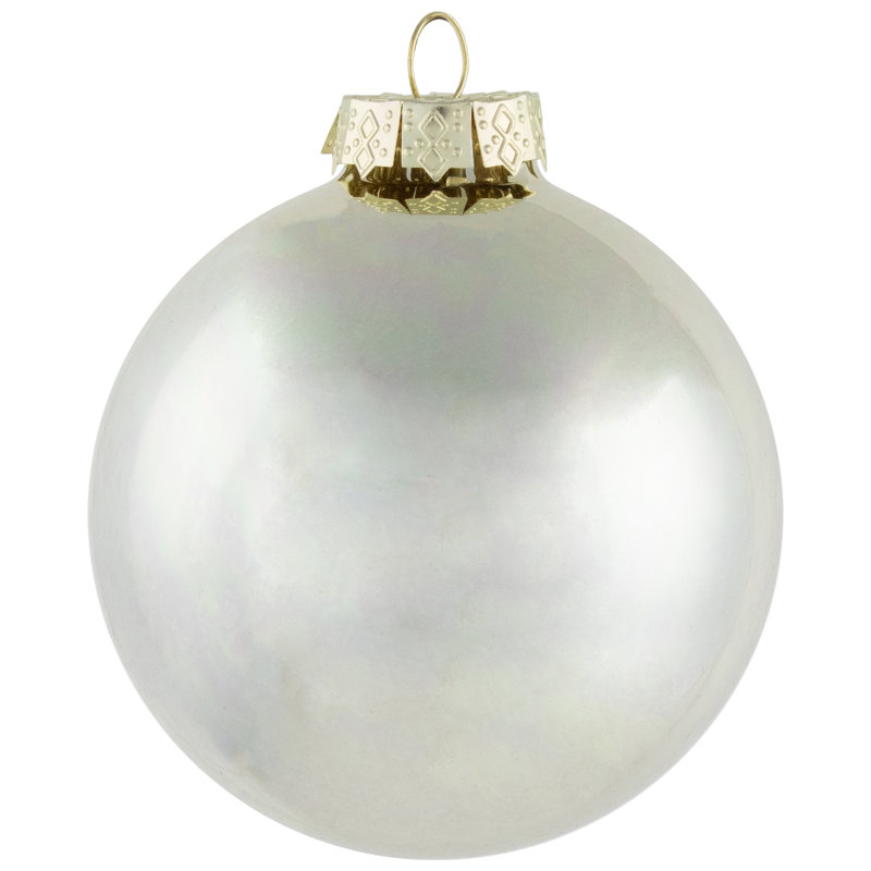 Ornement boule de Noël à 2 finitions, Or