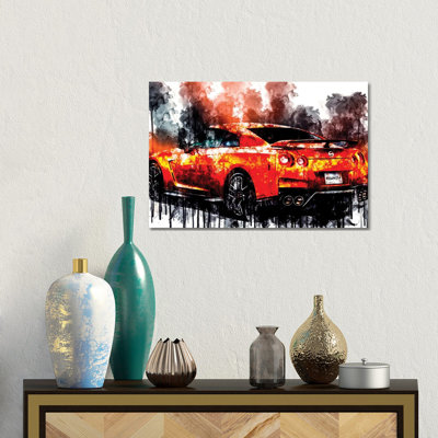 2017 Nissan GT R Vehicle CCXXIX by Sissy Angelastro - Gallery-Wrapped Canvas Giclée on Canvas