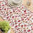 Rectangular Floral Cotton Twill Table Runner-1867167666