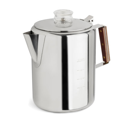 Tops 12-Cup Rapid Brew Stovetop Coffee Maker