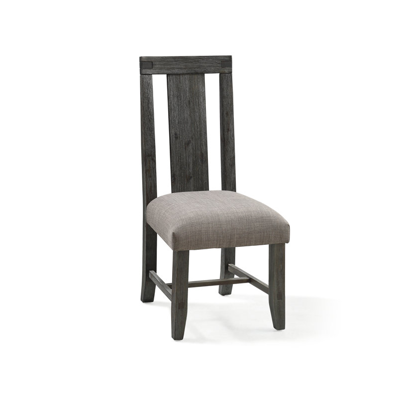 Najee 18'' H Upholstered Parsons Chair, Graphite