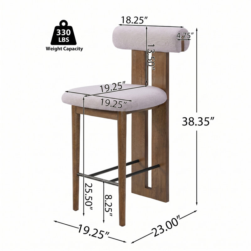 Tabourets de bar modernes, ensemble de 4