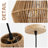 7.09 in. 2 Pack Boho Mini Rattan Pendant Light-1953159685