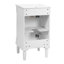 Armoire de salle de bain style français avec rangement et lavabo en céramique-131577082