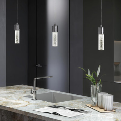 Luminaire suspendu cylindrique à 1 lumière DEL Waldwick