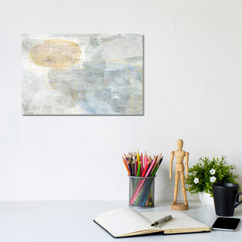 Flaxen Prairie 1 Piece Wrapped Canvas Painting, 20.32 cm H x 30.48 cm W