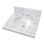 Lavabo de salle de bain Carrara