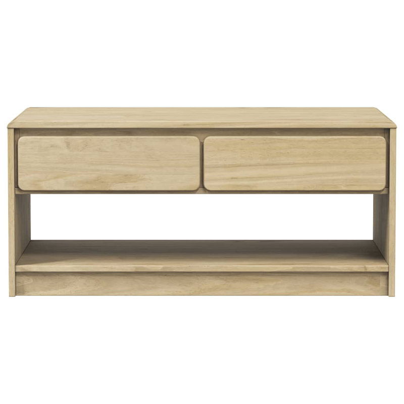 Hansmeier Floor Shelf Coffee Table with Storage