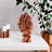 Hand-Painted Decorative Object, Copper Color, 7.1 x 13.4 x 6.7 inches | 100% Polyester Material, Unique Art Piece | Perfect for Home Décor, Adds Elegance & Charm to Any Space, Distinctive Color & Texture Variations-976280670