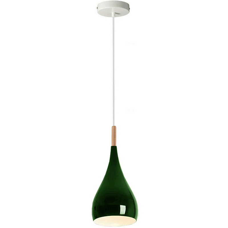 Byrd 1 - Light White Pendant, Green