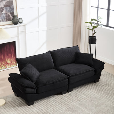 2 Seater Corduroy Loveseat