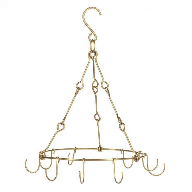 Metal Handcrafted Round Hanging Pot Rack