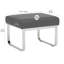 Jaymiah 23.5'' Wide Faux Leather Rectangular Ottoman-111346891