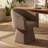Swivel Barrel Accent Chair, Soft Chenille Fabric, Deep Cushioned Seat-1869266526