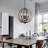 4 - Light 20.4'' Dimmable Rustic Farmhouse Chandelier With Resin 4 - Antlers And Retro Metal Globe Shade-1774648429