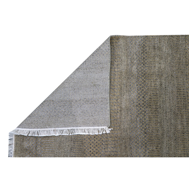 One-of-a-Kind 5'11" X 9' Area Rug Natural/Black