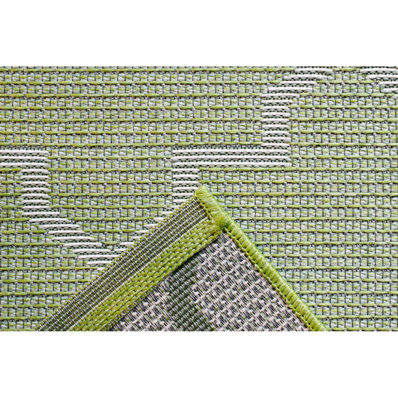 Vanja Geometric Indoor / Outdoor Rug, Rectangle 3'11" x 5'7"
