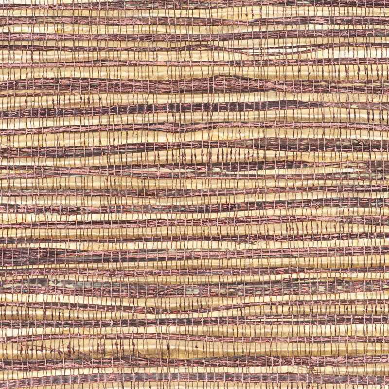 Papier peint lin métallisé, Aubergine